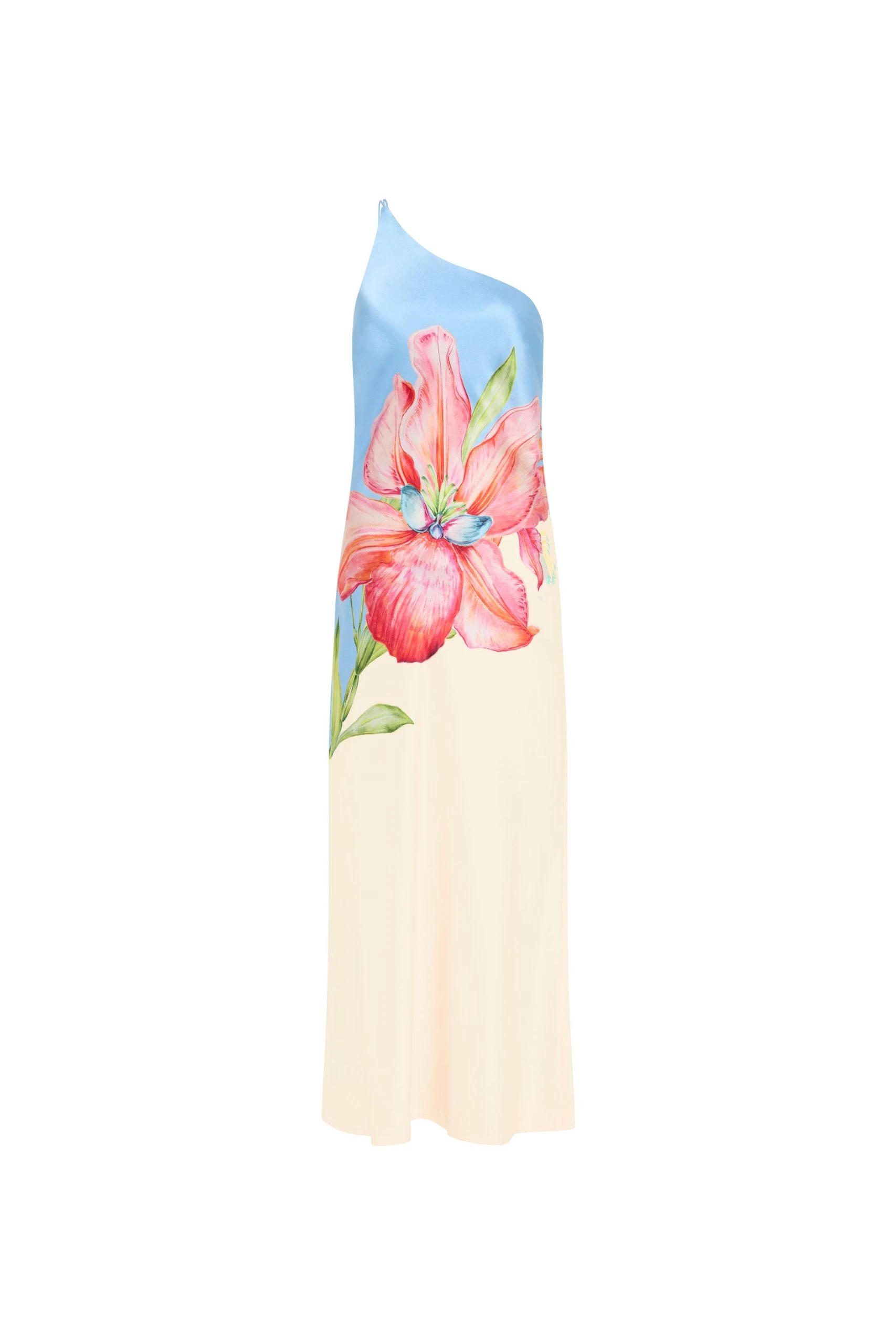 Rebecca-Vallance-Orchid-Oasis-One-Shoulder-Midi-Dress Rebecca Vallance Orchid Oasis One Shoulder Midi Dress