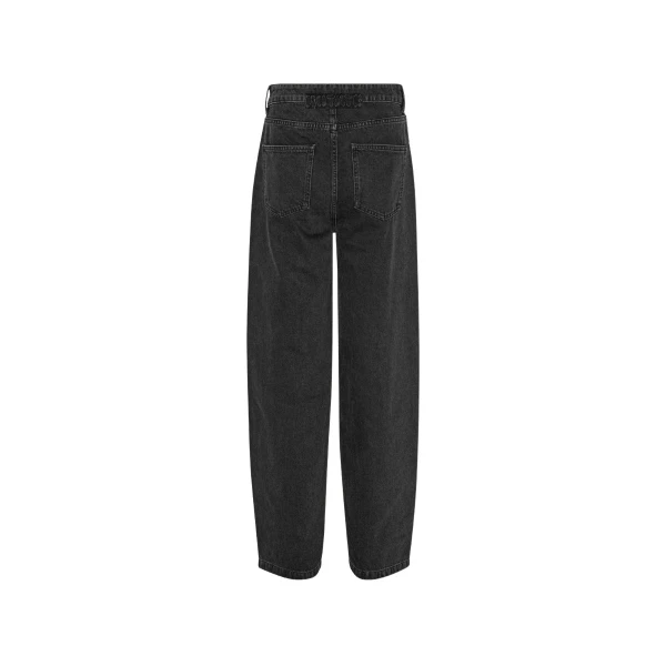 Wide Leg 5 Pocket Jeans Black