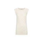 Emilio Round Neck Tank - Rice