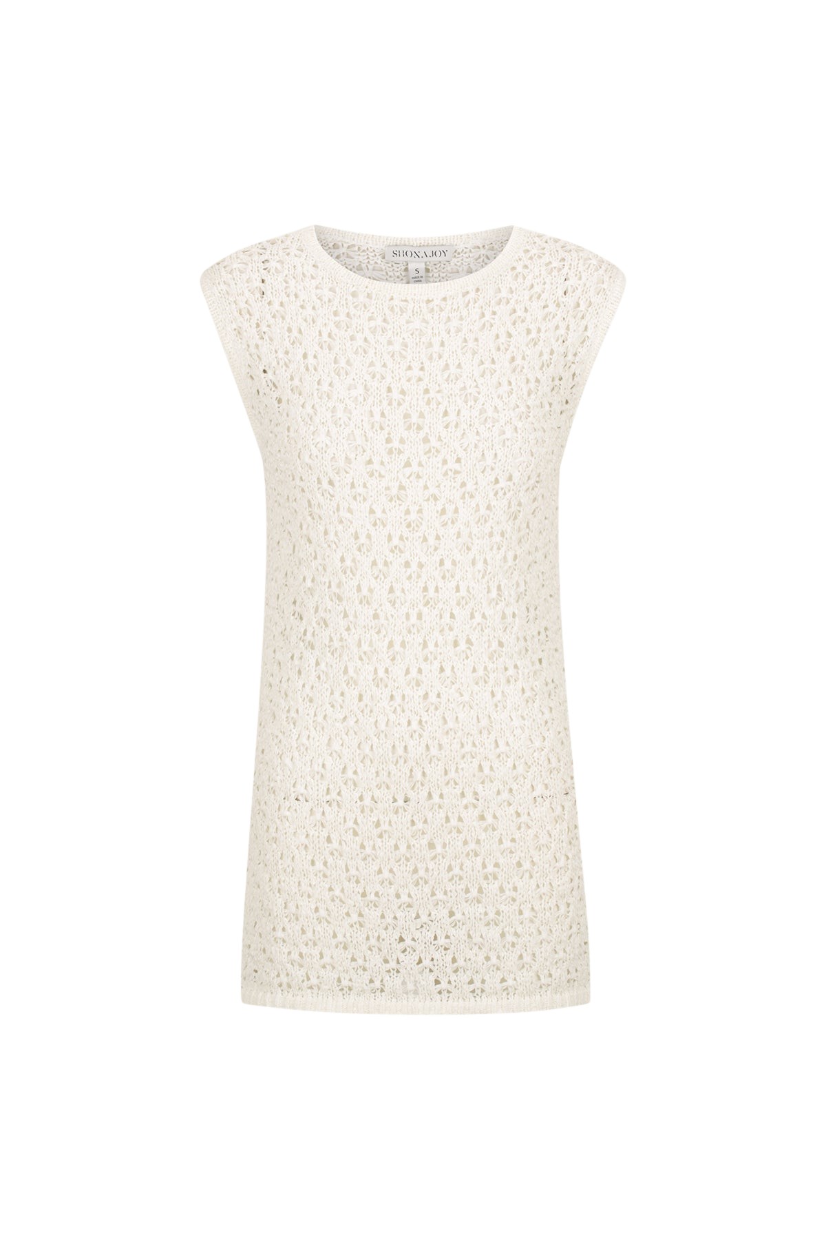 Shona Joy Emilio Round Neck Tank – Rice Top