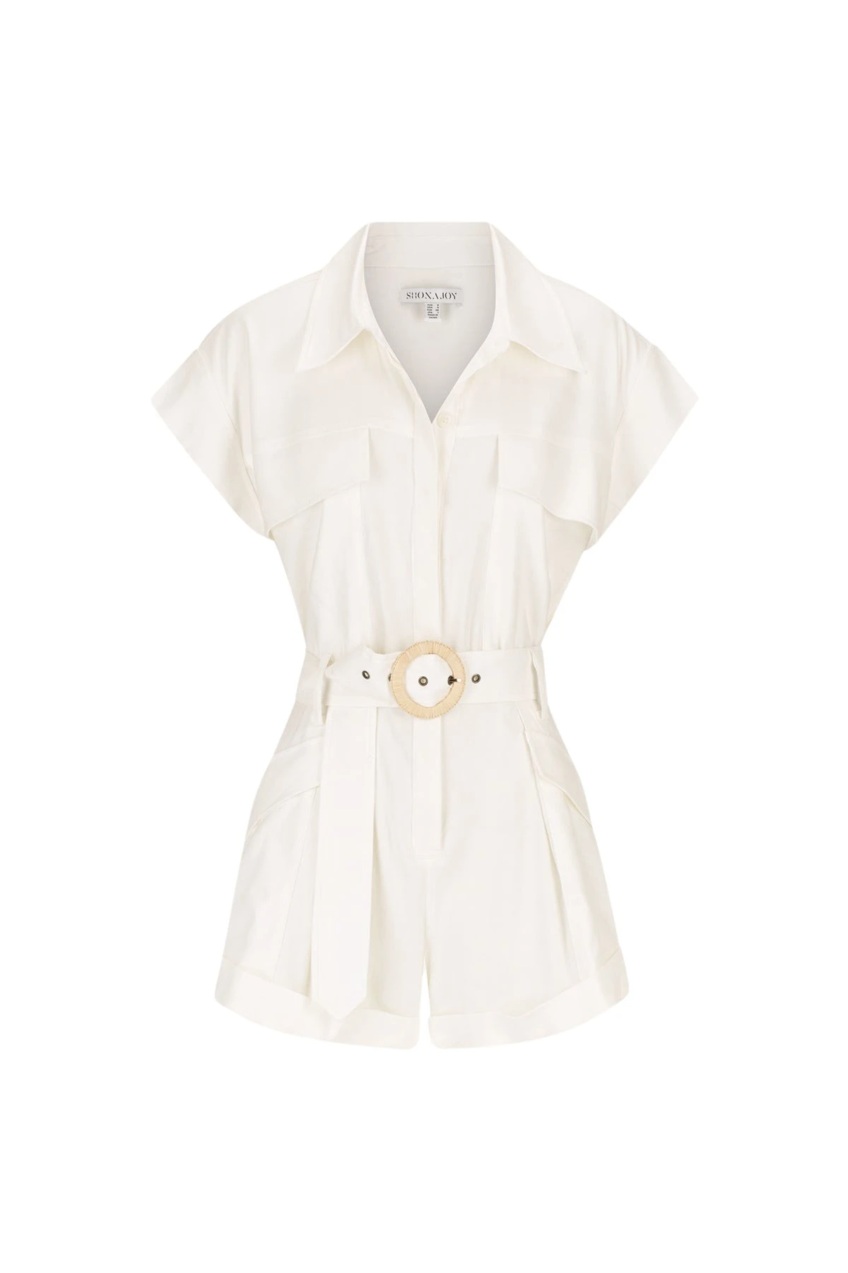 Shona-Joy-Kasbah-Utility-Playsuit-Rice76059_nobg Kasbah Utility Playsuit - Rice - Image 1
