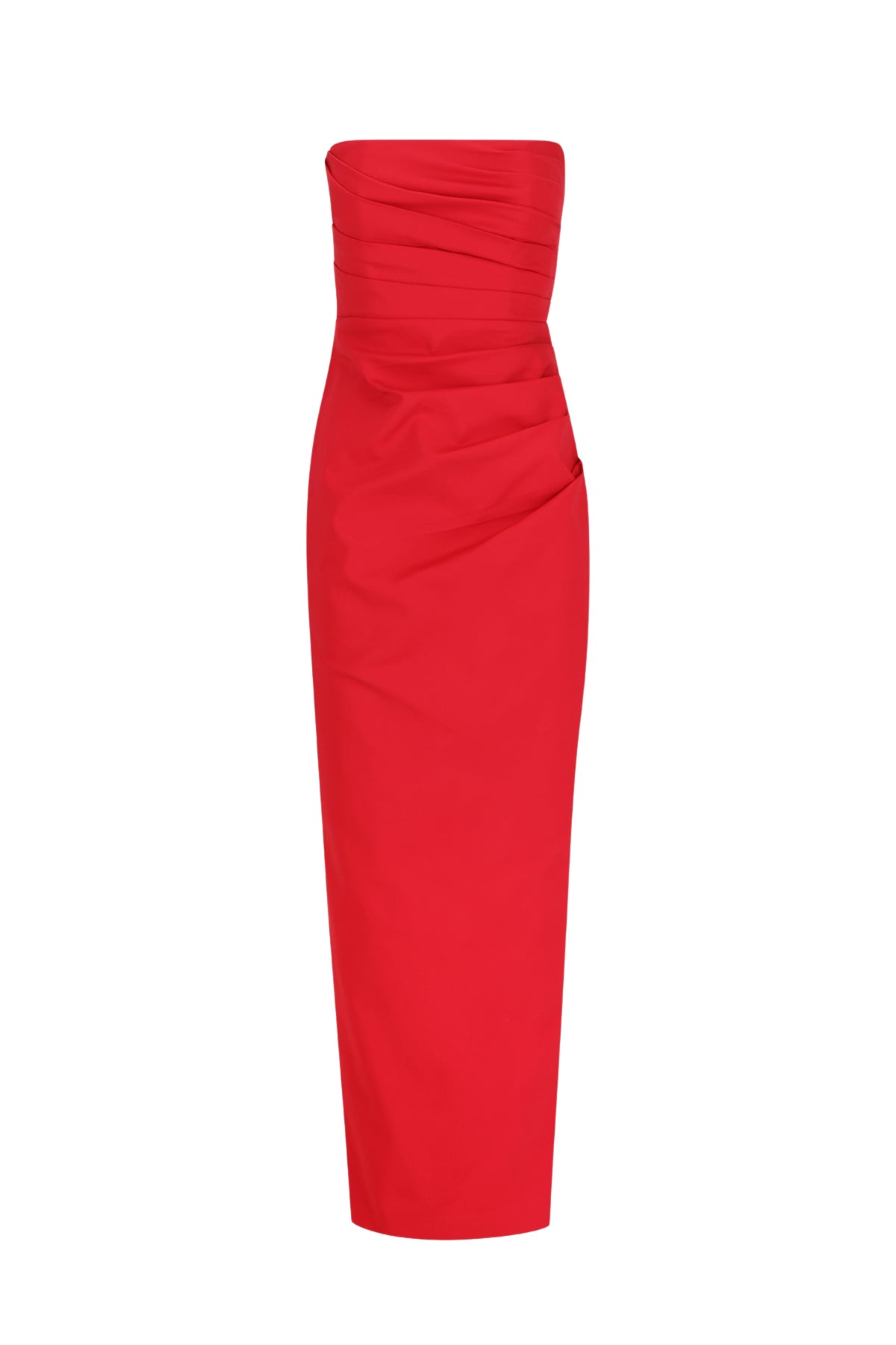 Shona Joy Lani Strapless Draped Maxi Dress – Chilli