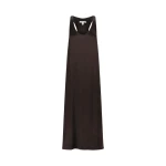 Nora Twist Back Midi Dress - Black