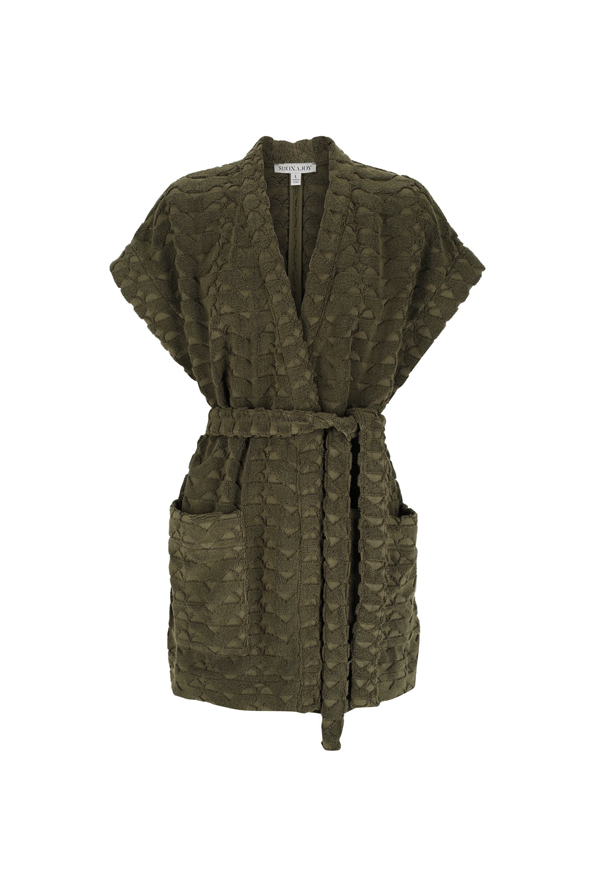Shona Joy Pauline Sleeveless Robe – Khaki