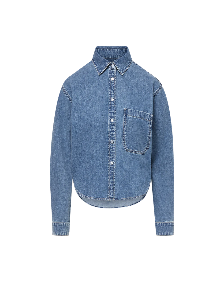 Veronica Beard Aderes Denim Shirt Veronica Beard Tops