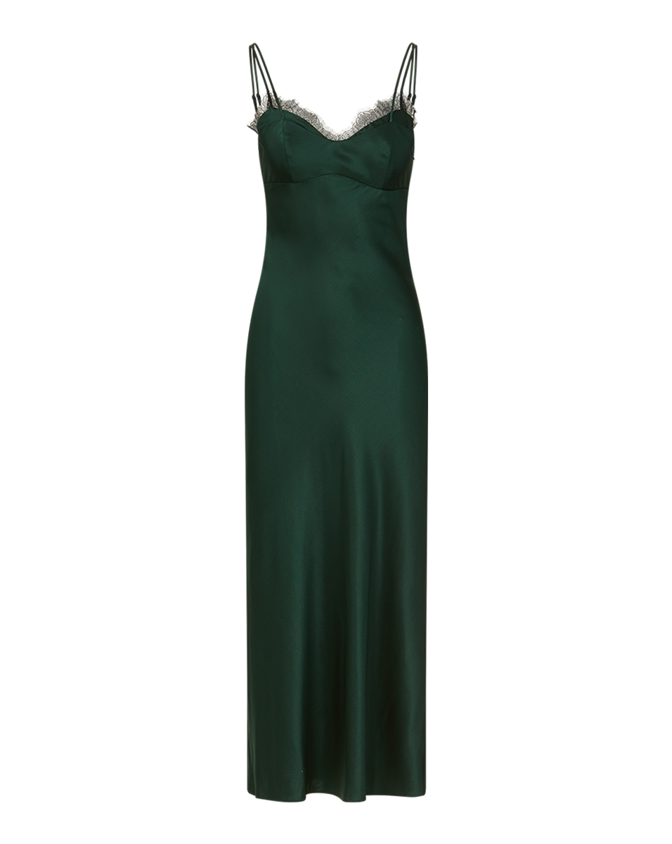 Veronica Beard Bixie Stretch-Silk Slip Dress