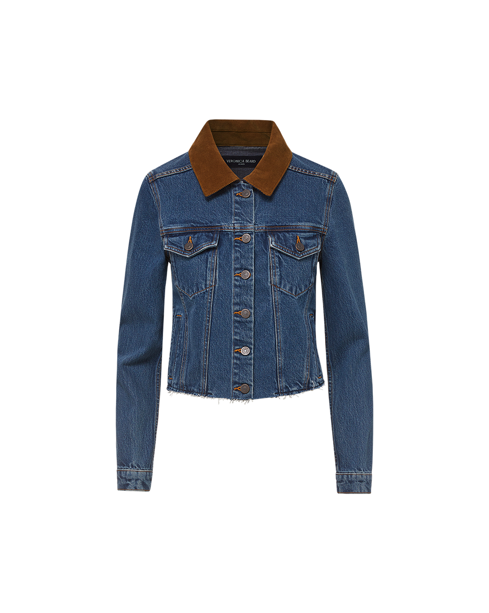 Veronica Beard Cara Jean Jacket | Corduroy Collar