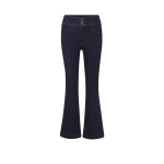 Veronica Beard Carson Corset Waist Kick-Flare Jean Veronica Beard Pants