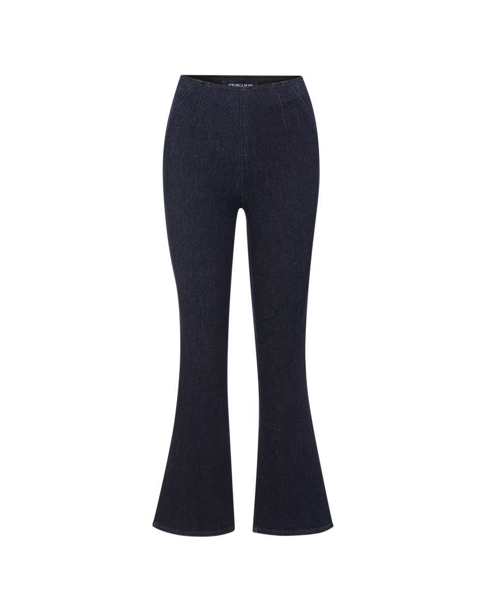 Veronica Beard Carson Off-Duty Kick-Flare Jean