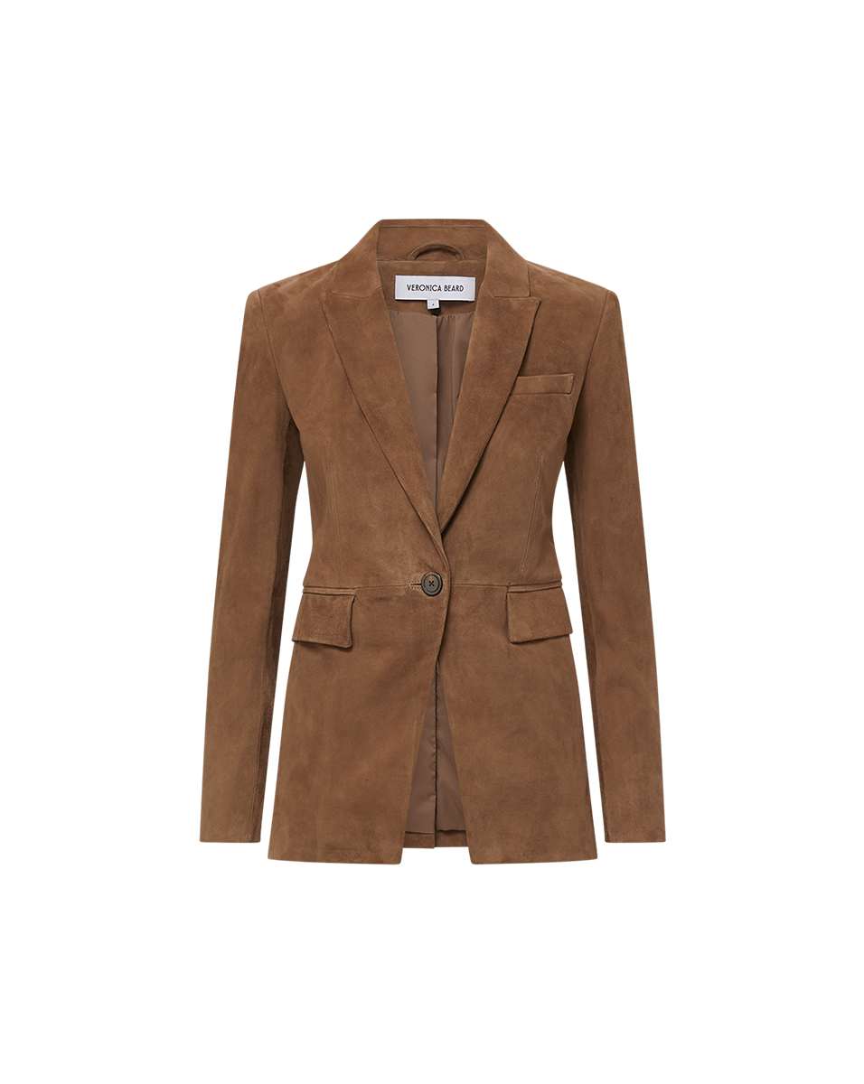 Veronica Beard Duane Suede Dickey Jacket