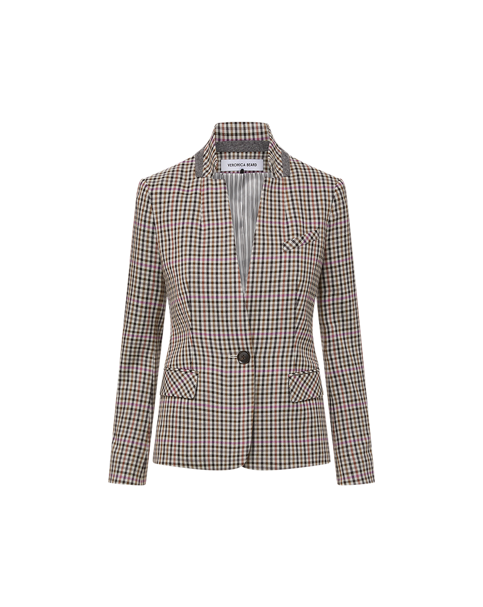 Veronica Beard Katie Plaid Dickey Jacket