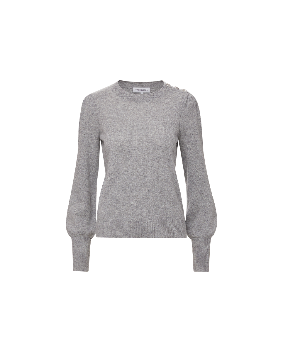 Veronica Beard Nelia Cashmere Pullover | Button Accent Knit