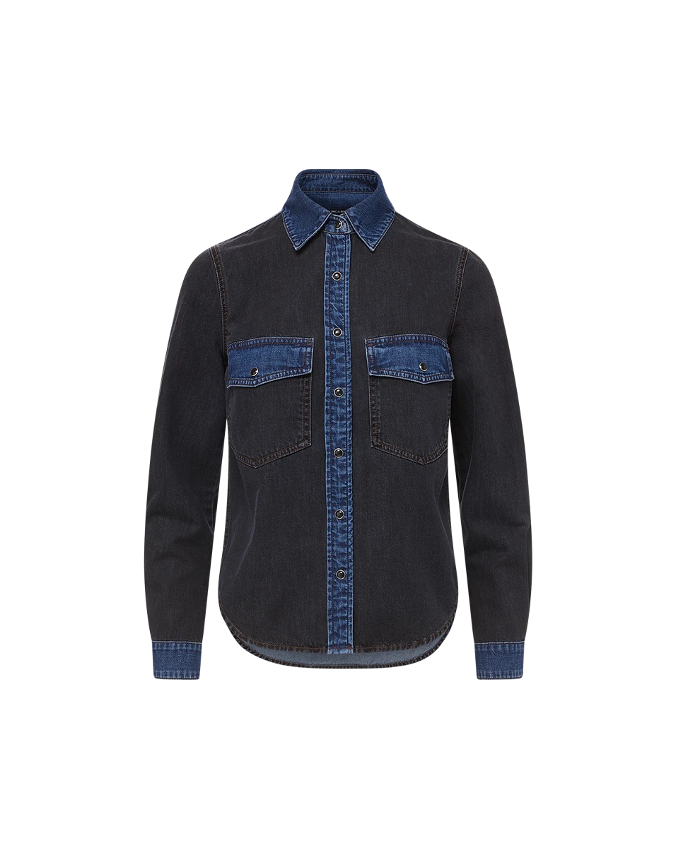 Veronica Beard Noah Shirt Colorblock Veronica Beard Tops