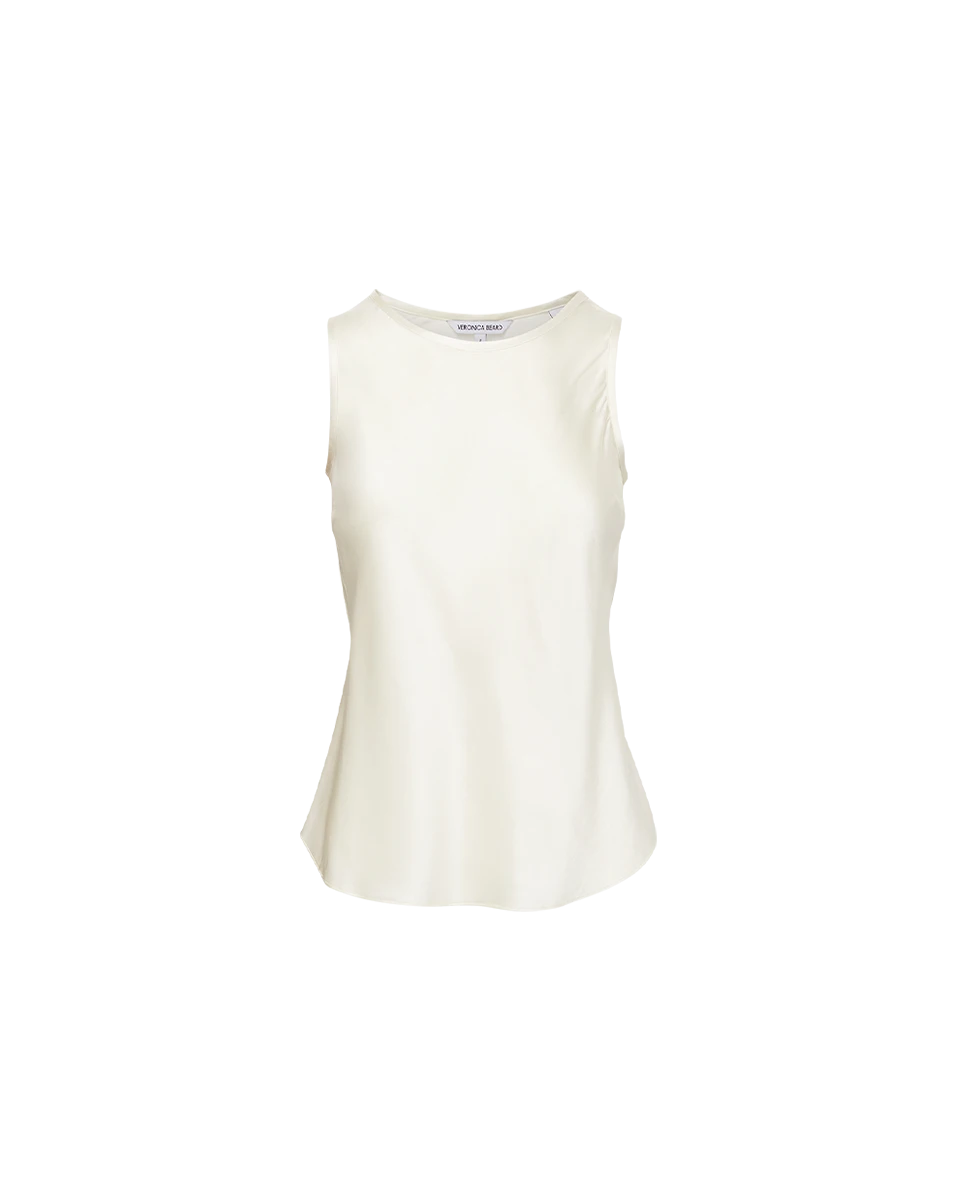 Veronica Beard Sabrina Stretch-Silk Tank Veronica Beard Tops