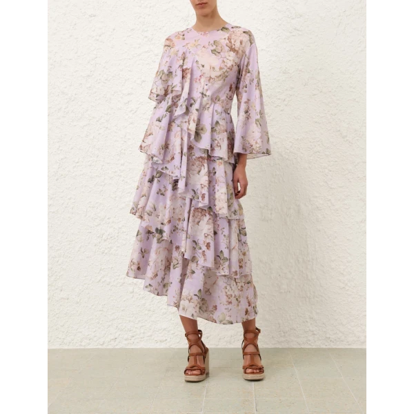Acacia Asymmetric Midi Dress - Image 7