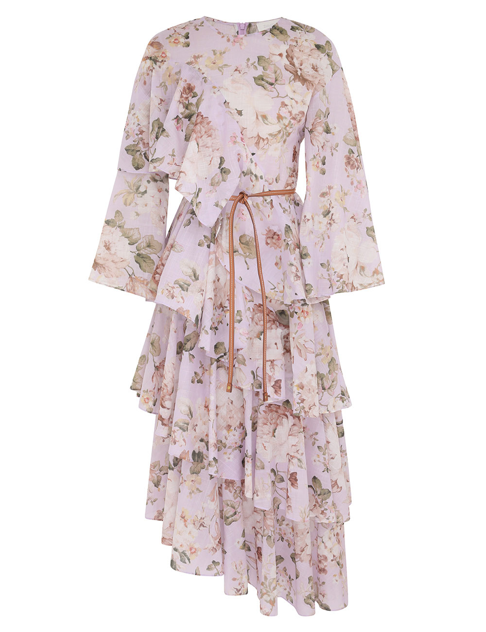 Zimmermann Acacia Asymmetric Midi Dress
