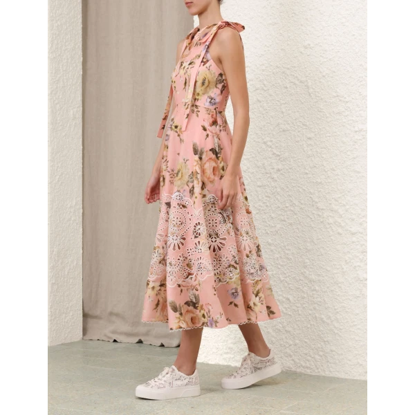 Acacia Broderie Midi Dress - Image 8