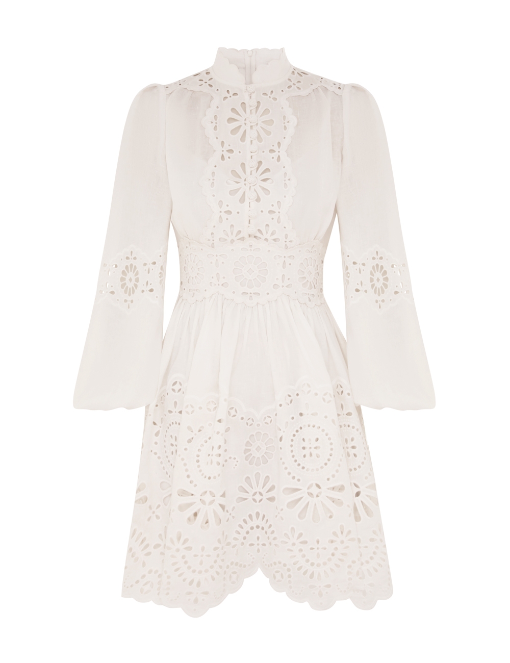 Zimmermann Acacia Broderie Mini Dress