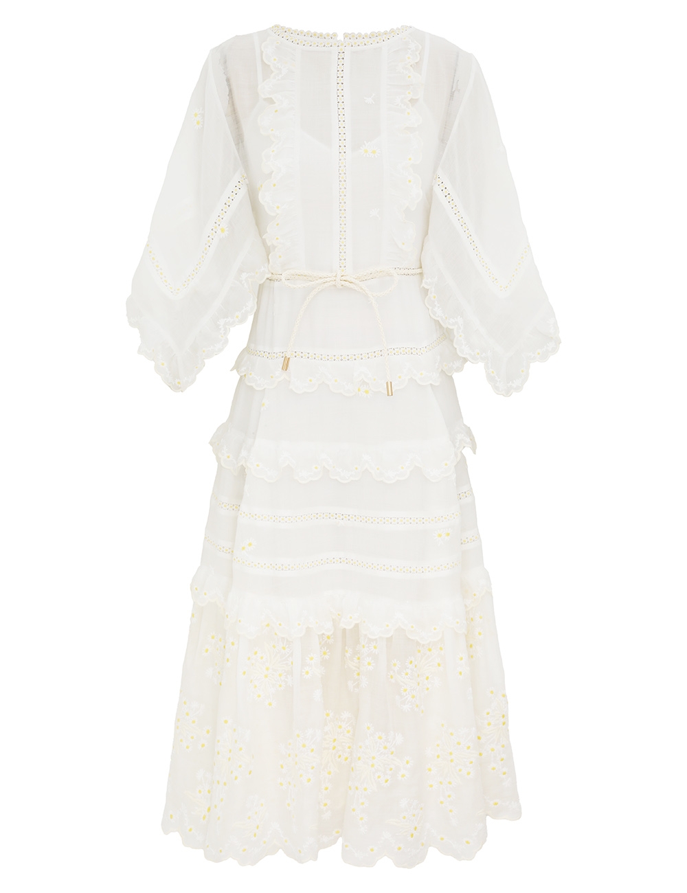 Zimmermann Acacia Embroidered Midi Dress
