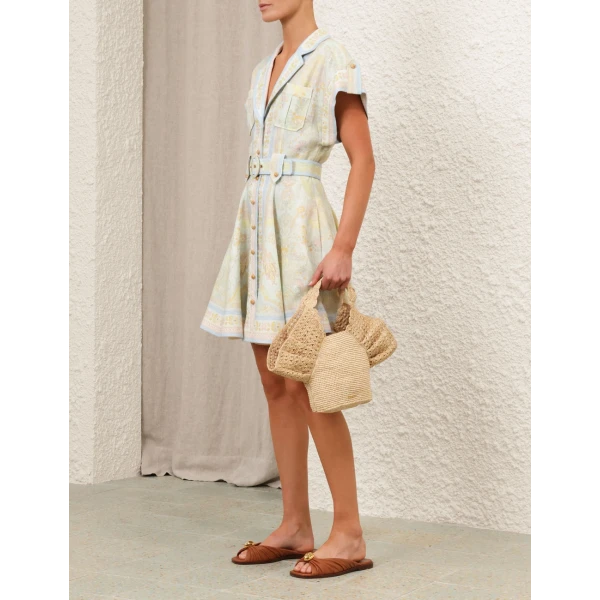 Acacia Mini Shirt Dress - Image 8