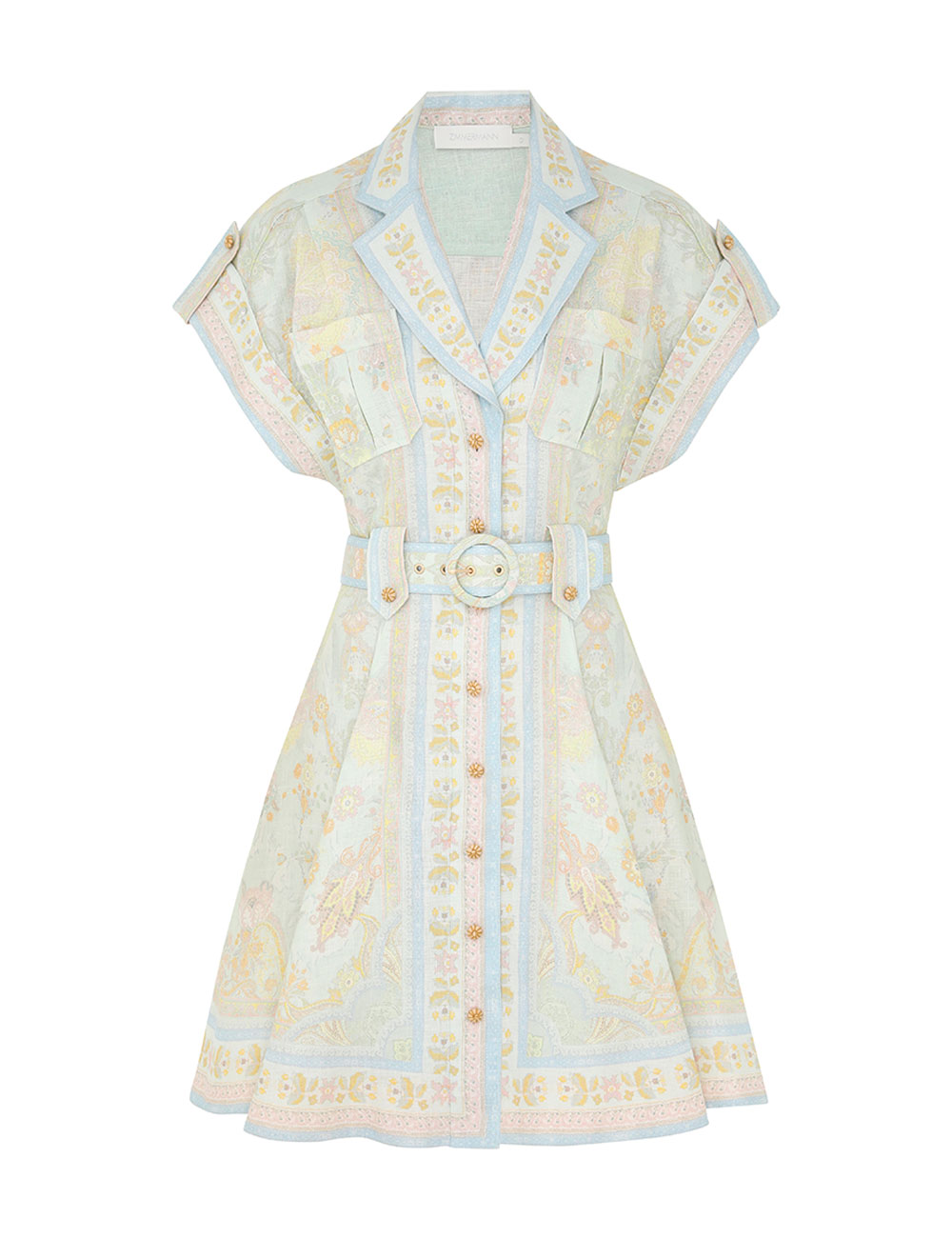 Zimmermann Acacia Mini Shirt Dress