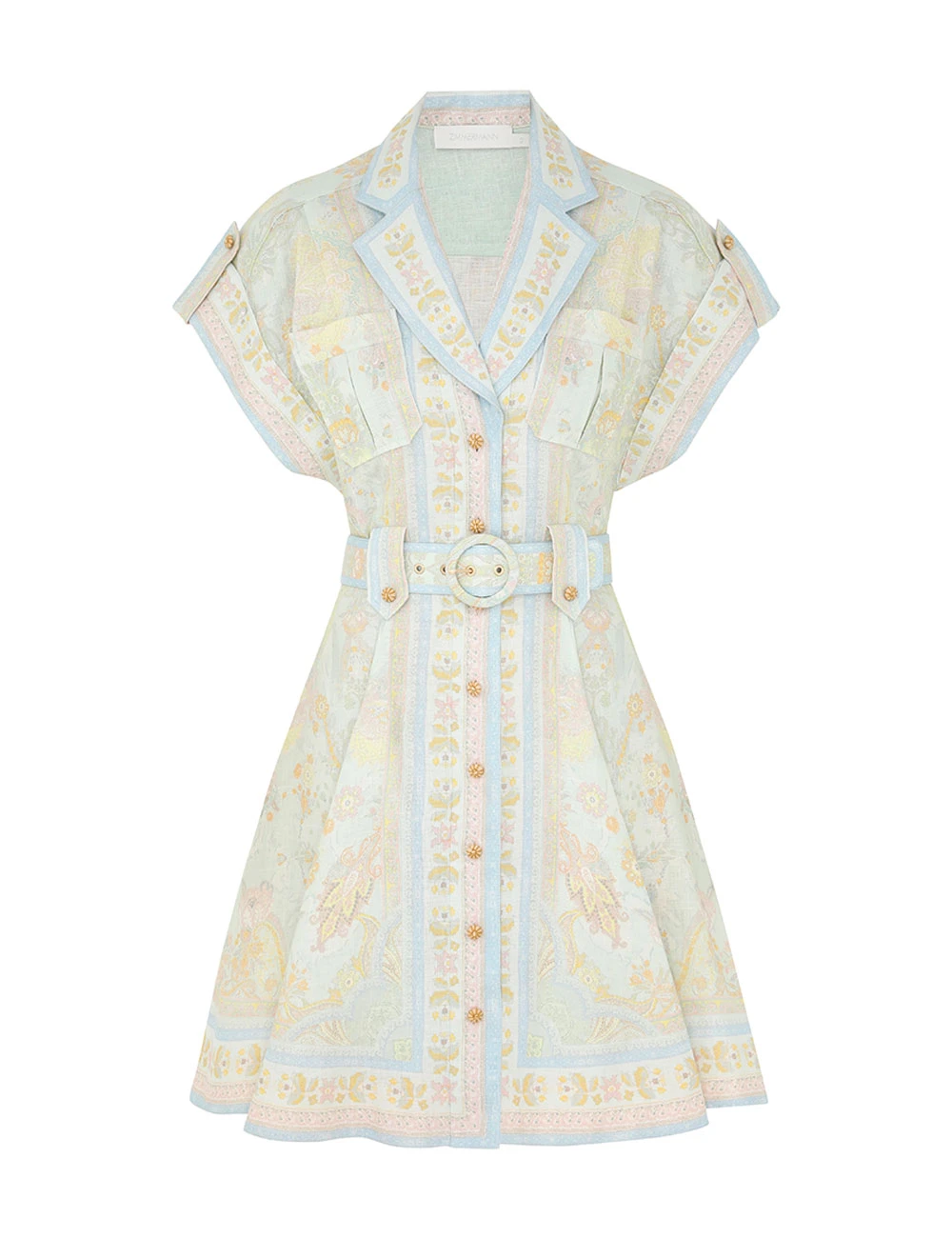 Zimmermann Acacia Mini Shirt Dress Zimmermann dress