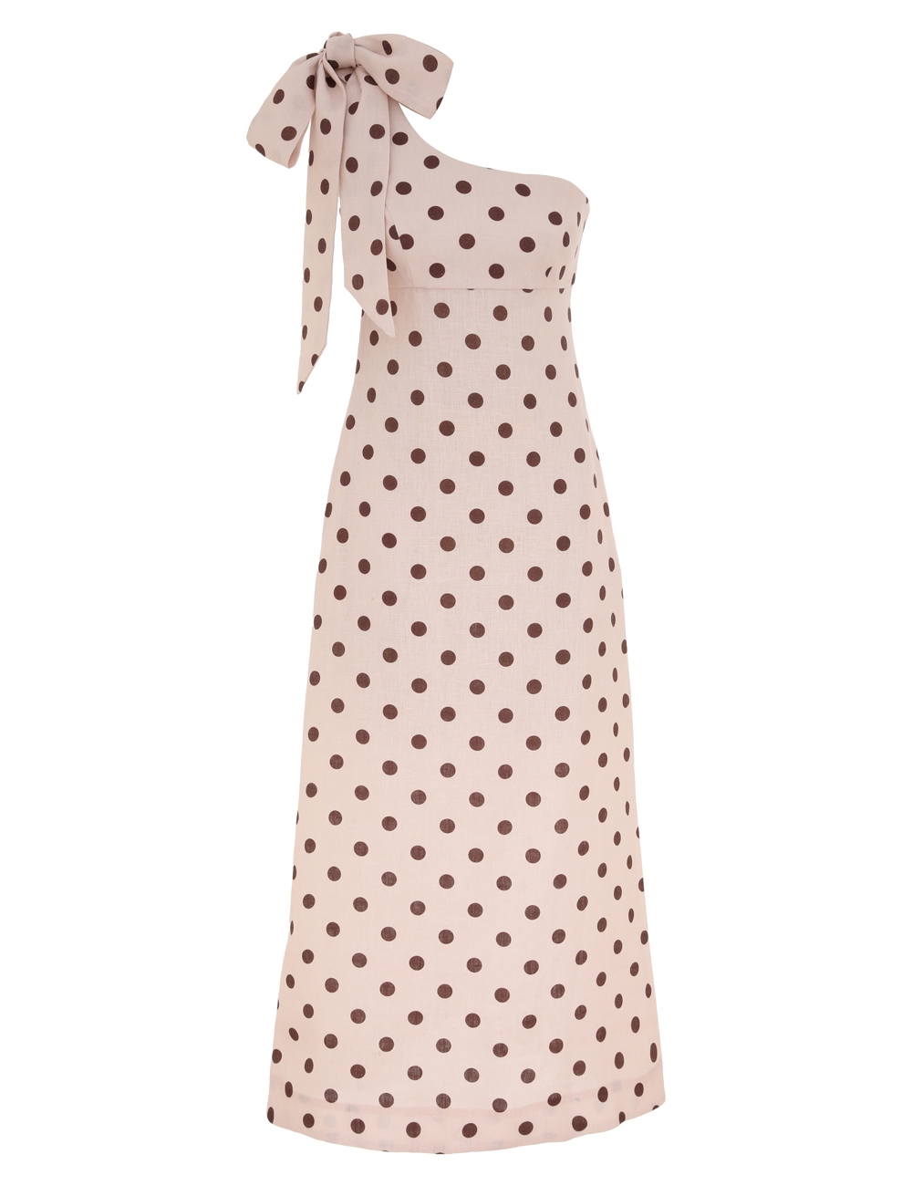 Zimmermann Acacia One Shoulder Midi Dress
