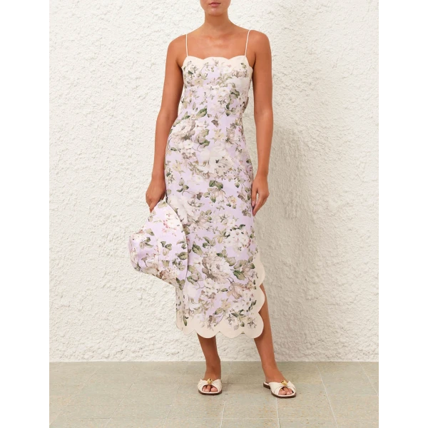 Acacia Scallop Midi Dress - Image 7