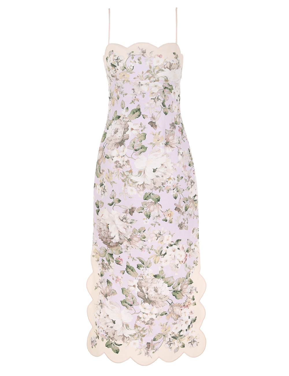 Zimmermann Acacia Scallop Midi Dress