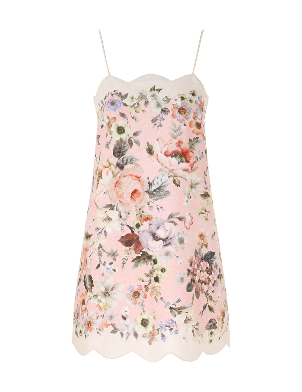 Zimmermann Acacia Scallop Mini Dress