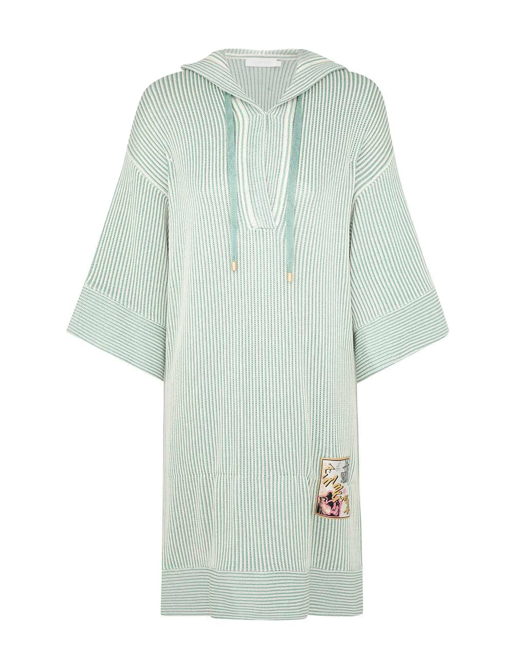 Zimmermann Acacia Stripe Hooded Mini Zimmermann dress