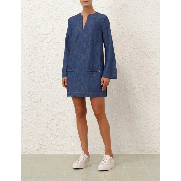 Wylie Denim Tunic Dress - Image 7