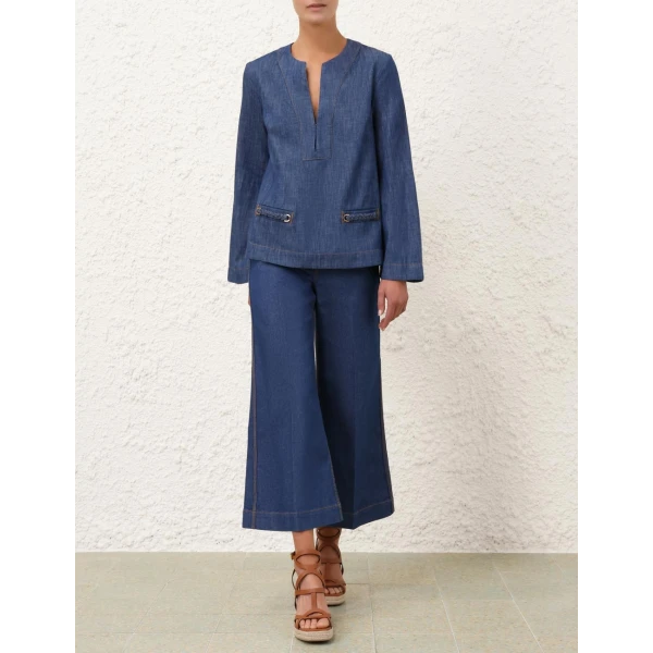 Wylie Denim Tunic Top - Image 7