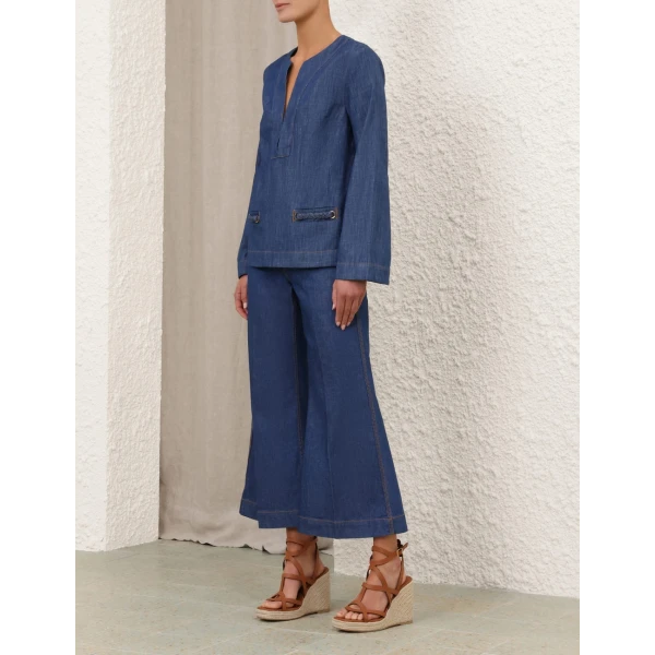Wylie Denim Tunic Top - Image 8