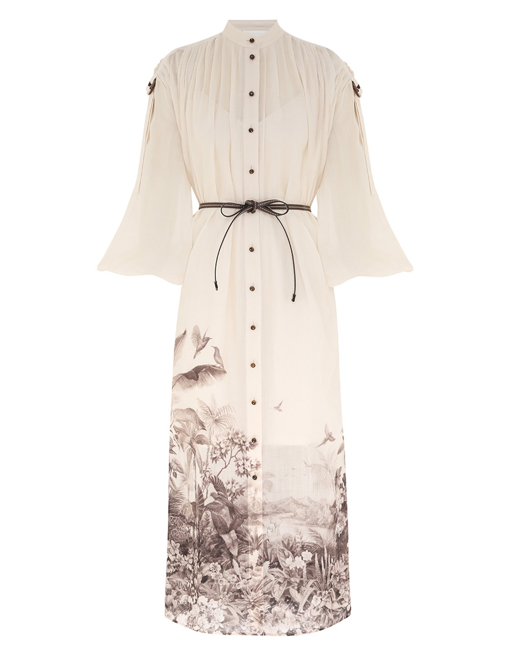 Zimmermann Wylie Midi Shirt Dress