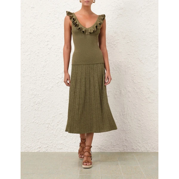 Wylie Rib Midi Skirt - Image 7