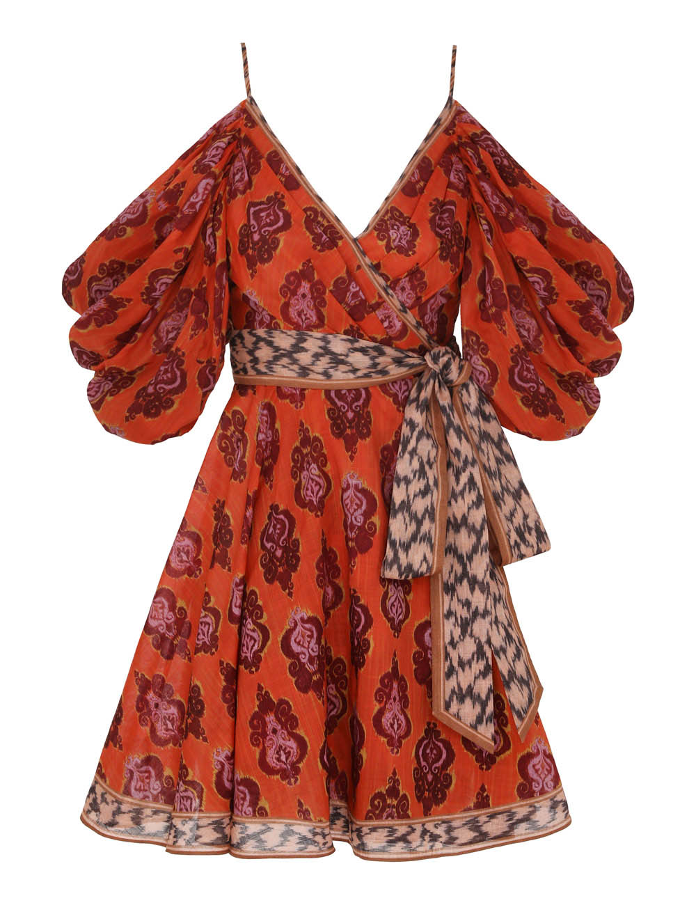 Zimmermann Wylie Wrap Mini Dress