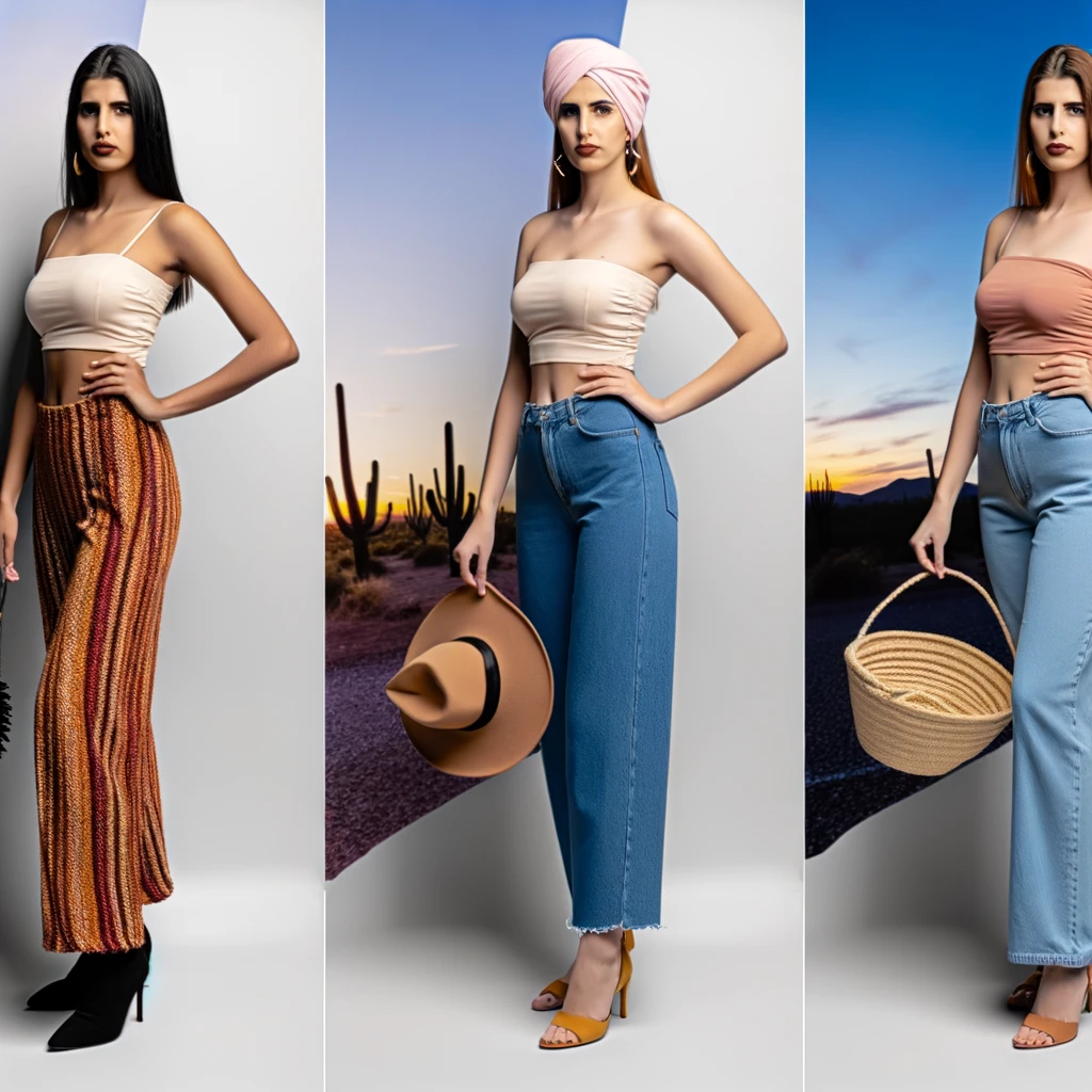 how to style wide leg jeans