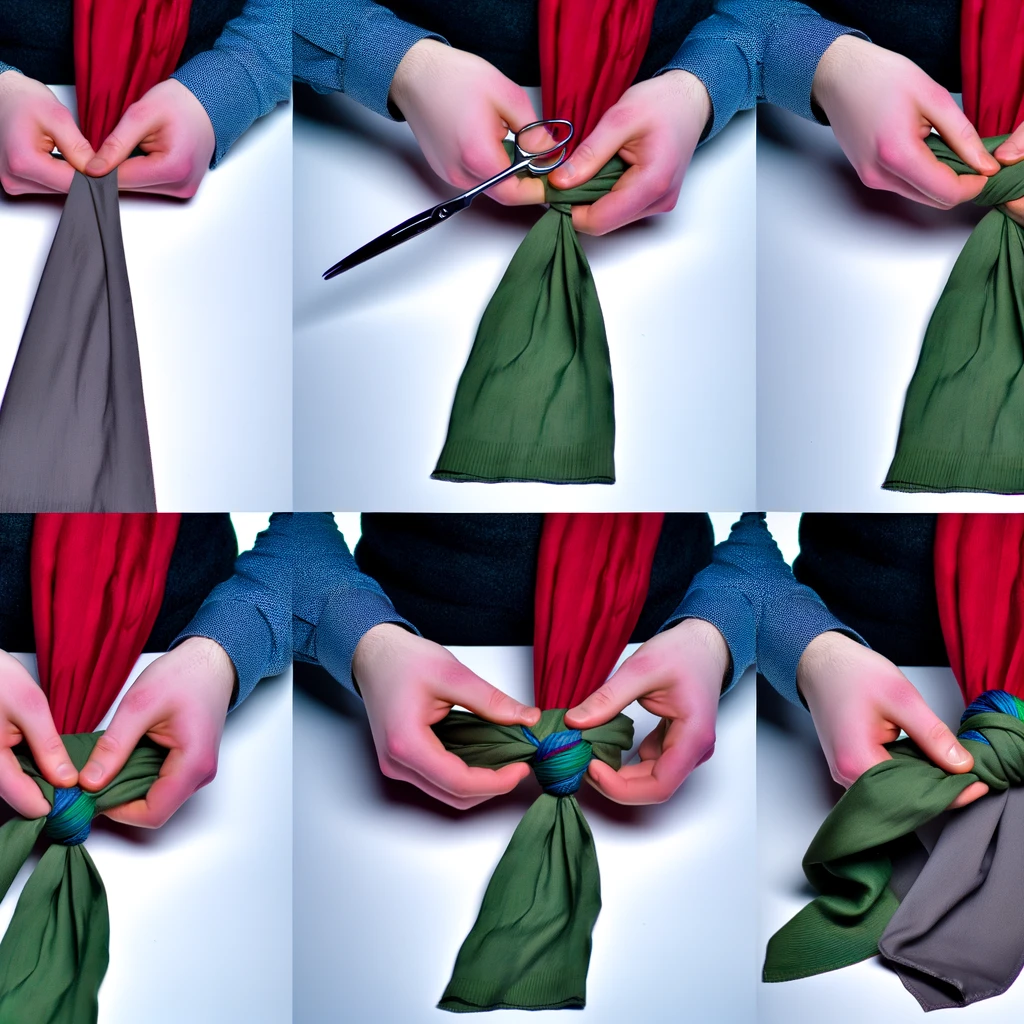 how to tie a scarf