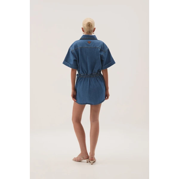 Airlie Mini Shirt Dress - Image 6