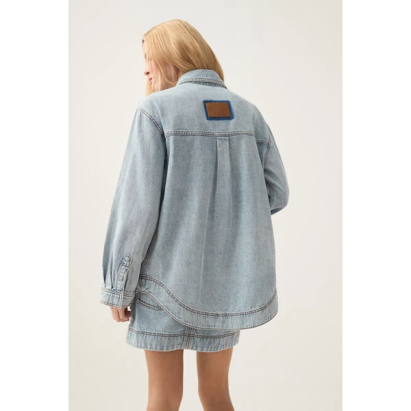 Aura Denim Shirt - Image 6