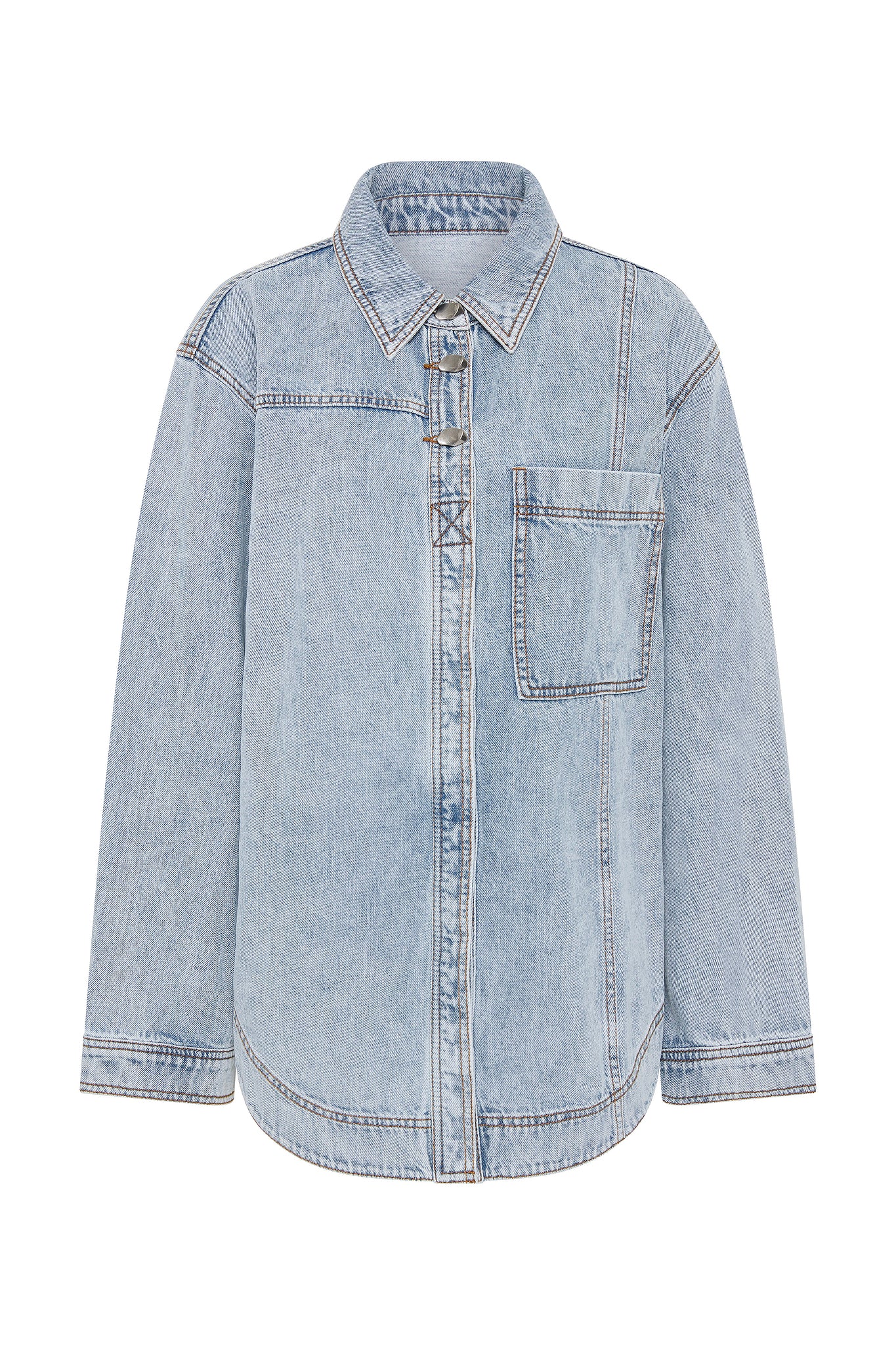 Aje Aura Denim Shirt
