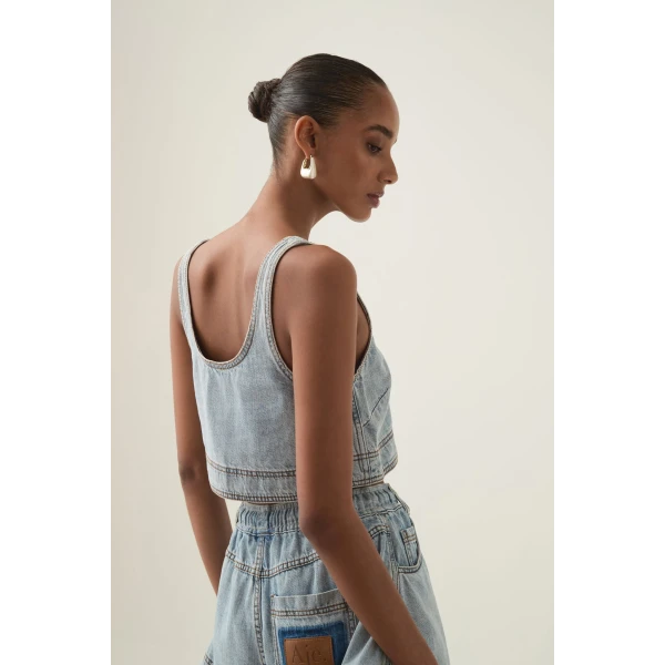Aura Denim Top - Image 6