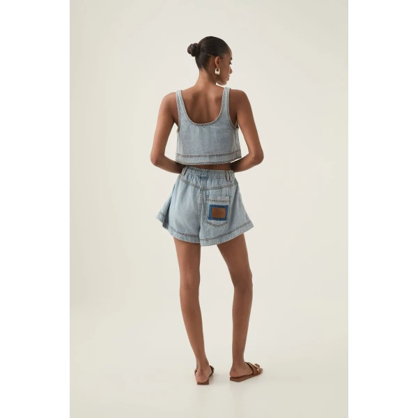 Aura Denim Top - Image 7