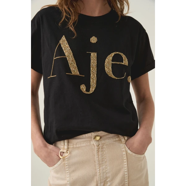 Bask Embellished Logo Tee - Image 6