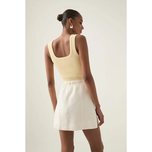 Christine Belted Mini Skirt - Image 7