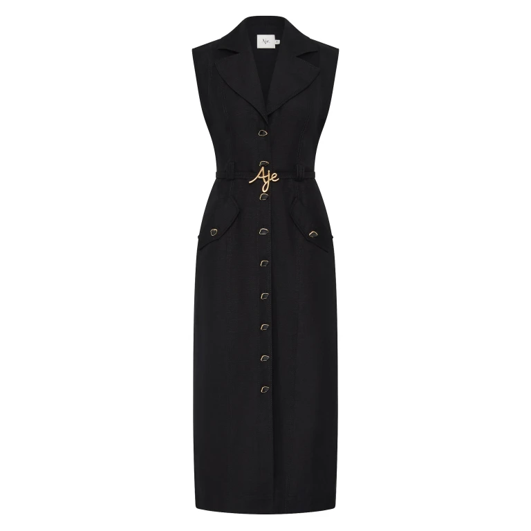 Aje Black Dresses