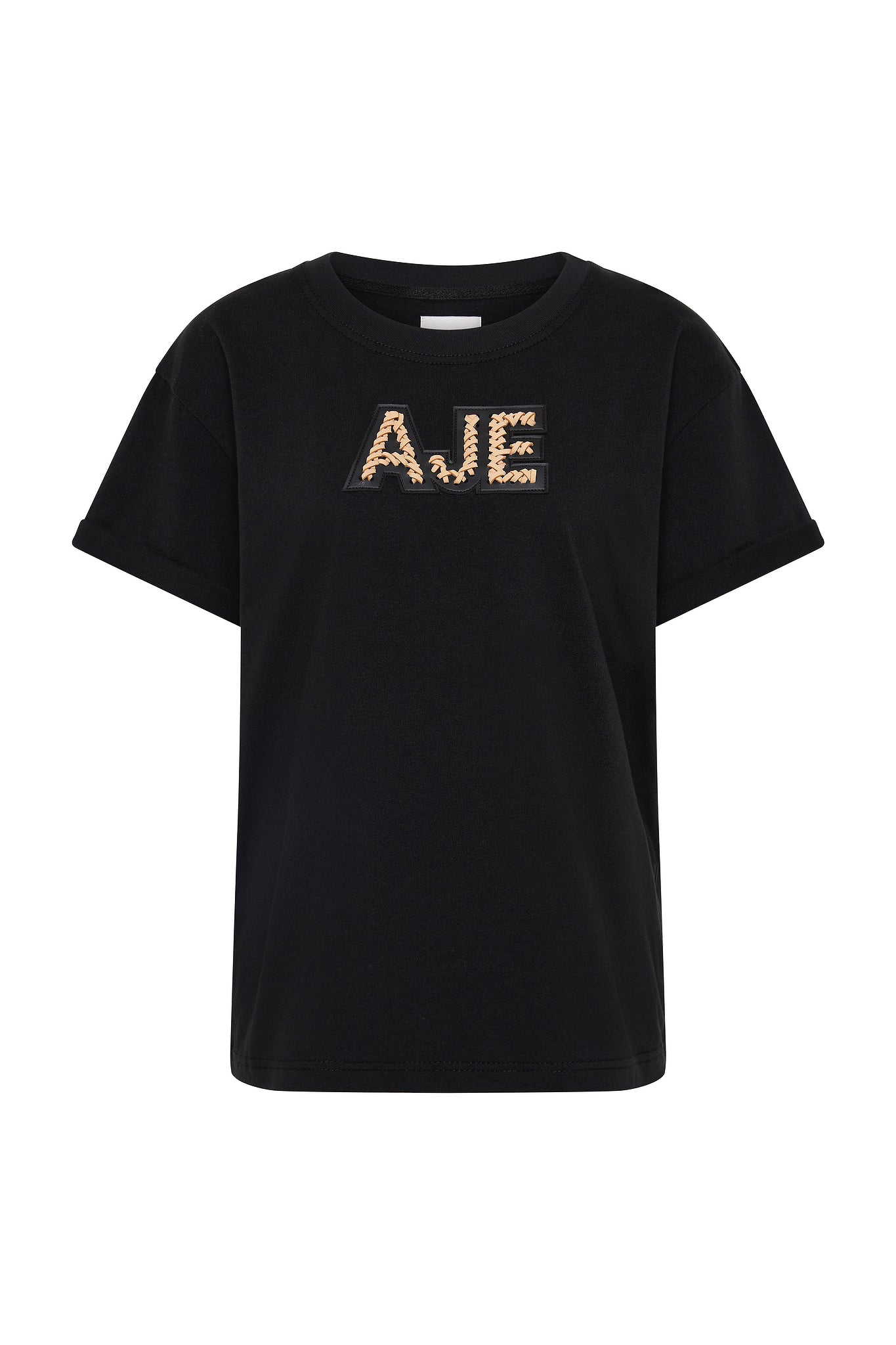 Aje Devotion Braided Logo Tee Top