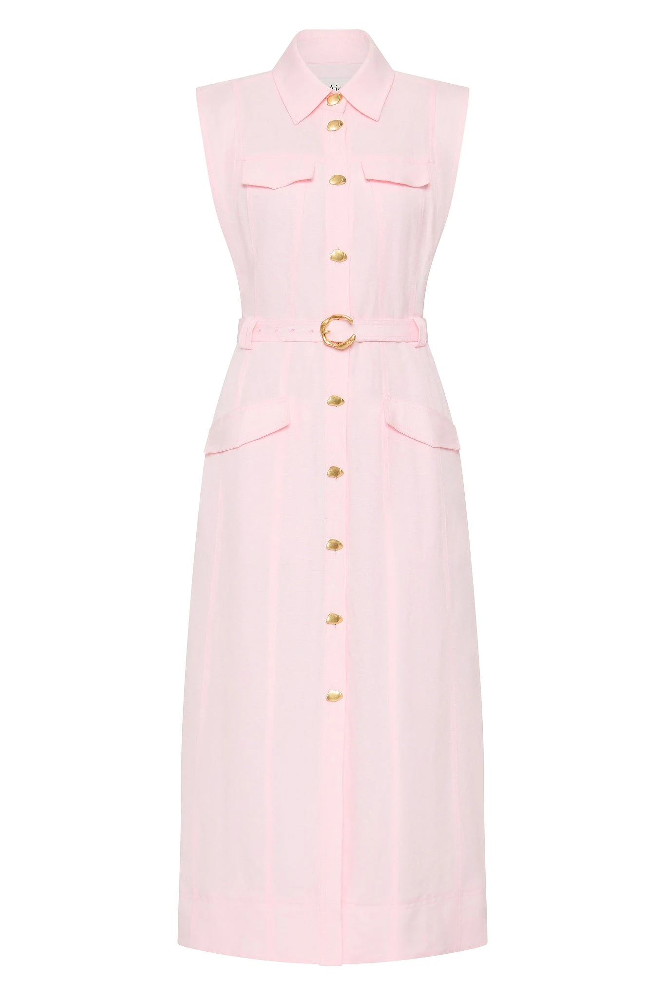 Aje-Dulcet-Logo-Midi-Dress Aje Pink Dresses