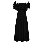 Aje-Etta-Midi-Dress Aje Black Dresses